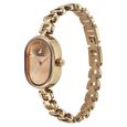 Fastrack Style Up Golden Dial Metal Strap Watch for Girls - image number 2