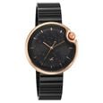Fastrack Groove Analog with Black Dial Black Metal Strap Watch for Girls - image number 1