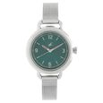 Fastrack Bare Basics Quartz Analog Blue Dial Stainless Steel Strap Watch for Girls