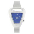 Fastrack Quartz Analog Blue Dial Stainless Steel Strap Watch for Girls - image number 0