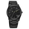 Fastrack Stunners Quartz Analog Black Dial Black Metal Strap Watch For Guys - image number 1