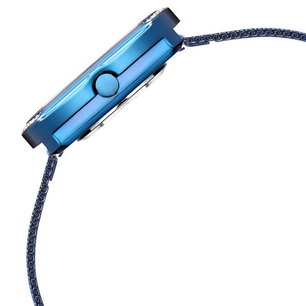 Fastrack Vyb Showstopper Quartz Analog Blue Dial Stainless Steel Strap Watch for Girls - image number 4