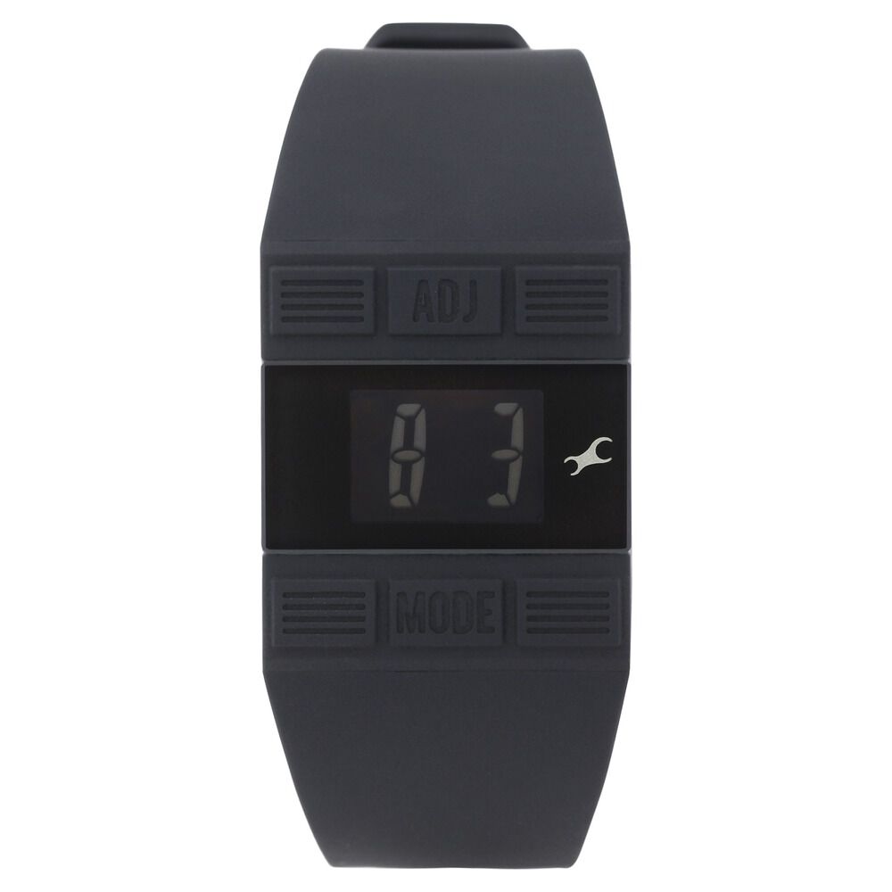 Buy Online Fastrack Digital Black Dial Plastic Strap Watch for Girls 68004pp01j Fastrack