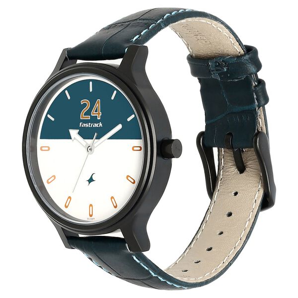 Fastrack Road Trip Quartz Analog Bicolour Dial Leather Strap Watch for Girls - image number 2