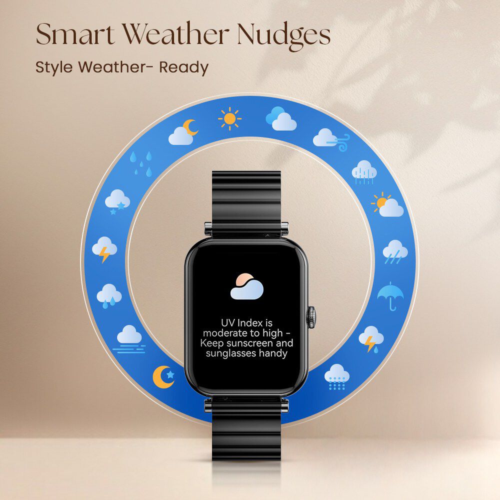 Buy Online Fastrack Noir Charm Women Smartwatch 1.65