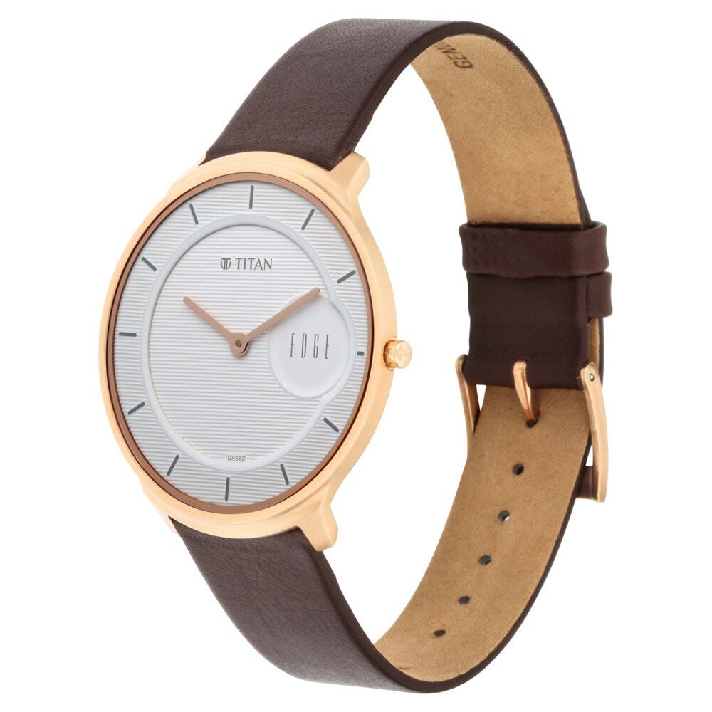 Titan wrist watch leather belt cheap