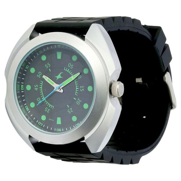 Fastrack Quartz Analog Grey Dial Plastic Strap Watch for Guys - image number 1