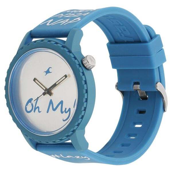 Fastrack Quartz Analog Grey Dial Silicone Strap Watch for Unisex - image number 1