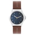 Fastrack Quartz Analog Blue Dial Leather Strap Watch for Guys - image number 1