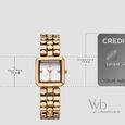 Vyb Iconiqu? By Fastrack Quartz Analog Mother of Pearl Dial Rose Gold Metal Strap Watch For Girls - image number 3