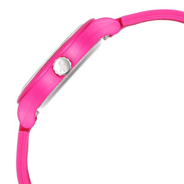 Fastrack Tees Urbanique Quartz Analog Pink Dial Silicon Strap Watch For Girls - image number 3