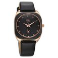 Vyb Muse By Fastrack Quartz Analog Black Dial Leather Strap Watch For Girls - image number 1