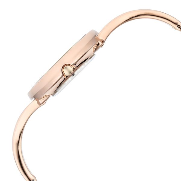Fastrack Vyb Diva Quartz Analog Rose Gold Dial Rose Gold Metal Strap Watch For Women - image number 3