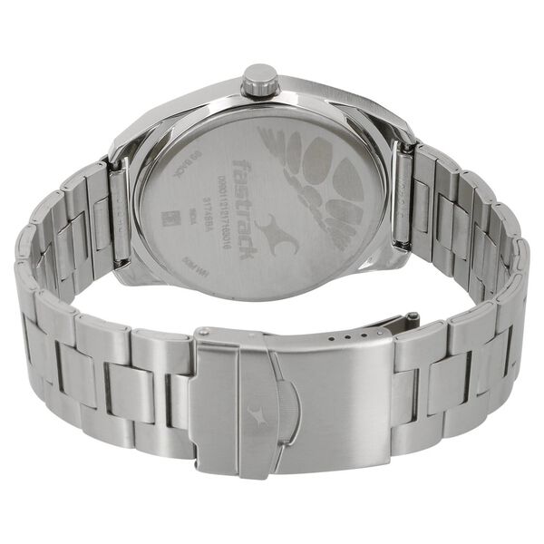 Fastrack Varsity Quartz Analog Blue Dial Stainless Steel Strap Watch for Guys - image number 3