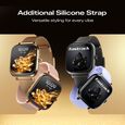 Fastrack Noir Rizz Women Smartwatch with 1.72" inch HD Display, Womens Health, Functional Crown, Additional Silicone Strap - image number 4