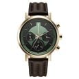 Fastrack Chrome K Quartz Multifunction Blue Dial Blue Leather Strap Watch For Guys