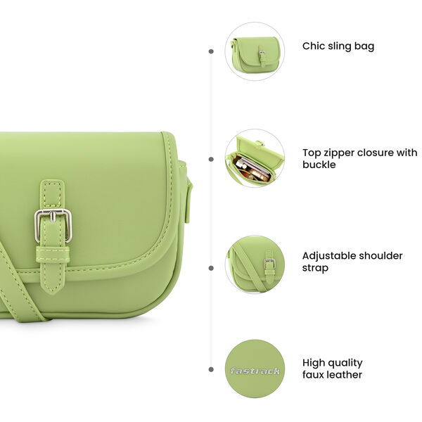 Fastrack Cool Matcha Casual Sling Bag for Girls - image number 8