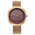 Fastrack Gelato brown multifunction metal strap watch with Chocolate dial for Girls