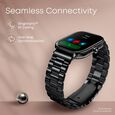 Fastrack Radiant FX2 Luxury Metal Smartwatch with largest 5.1 AMOLED Display with Functional Crown With Silver Strap - image number 3