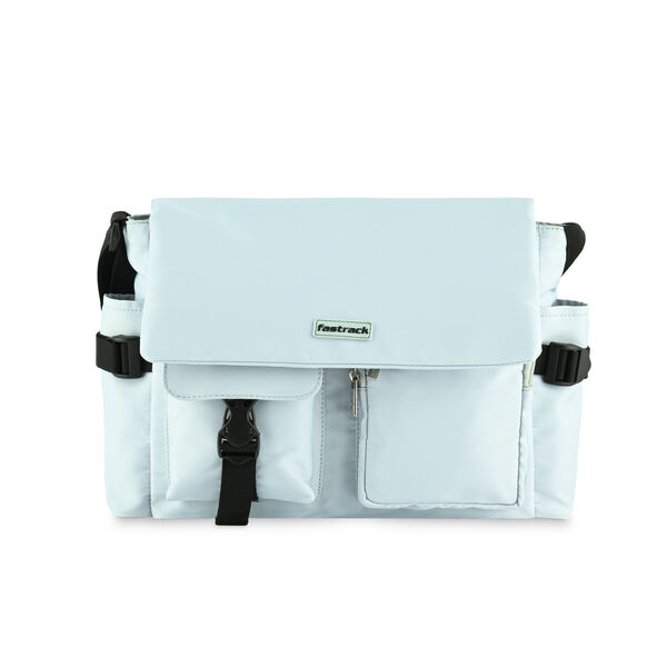 Fastrack Silver Grey Messenger Sling Bag for Girls - image number 2