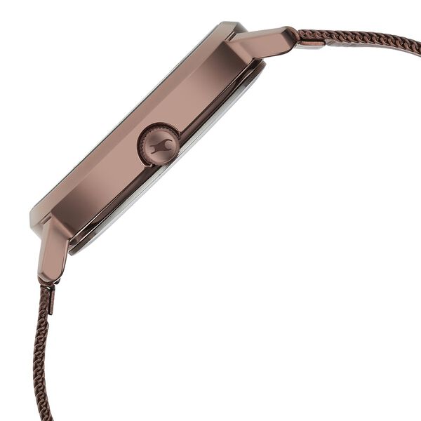 Fastrack Urban Camo Brown Dial Watch for Girls - image number 3