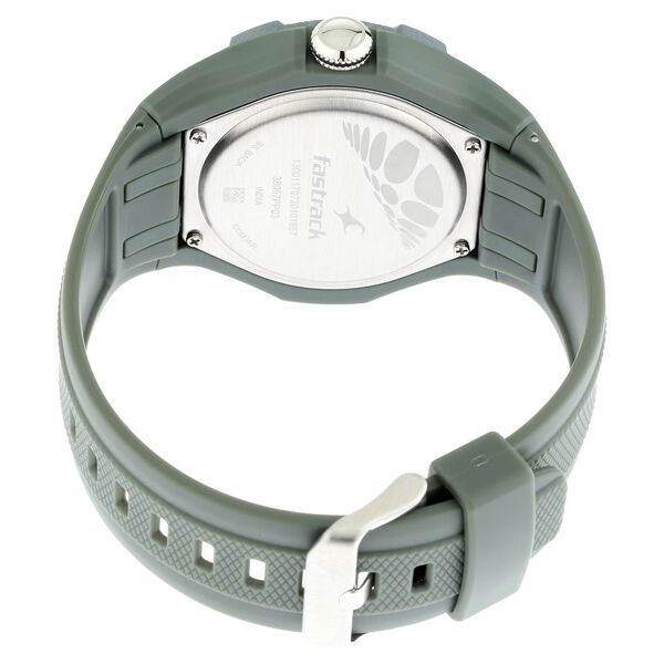 Fastrack Trendies Quartz Analog Black Dial Silicone Strap Watch for Guys - image number 5
