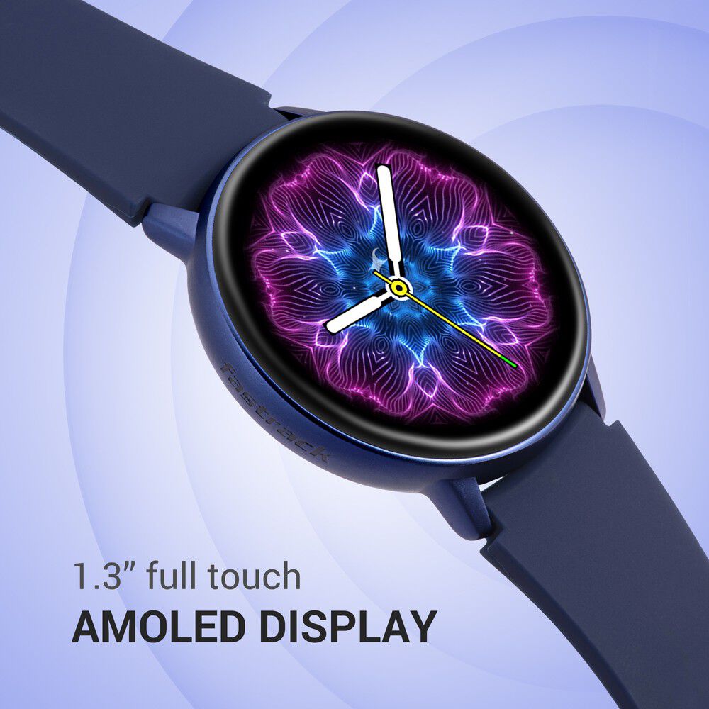 Reflex Play Smart Watch with Blue Strap Amoled Display Health