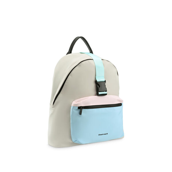 Fastrack Colourblock Laptop Backpack in Off-White - image number 2