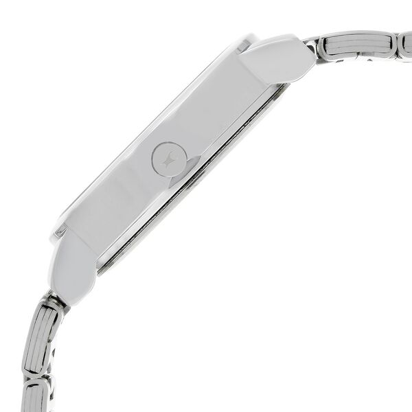 Fastrack Fundamentals Quartz Analog Grey Dial Stainless Steel Strap Watch for Girls - image number 3