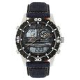 Fastrack Denim Quartz Analog Digital Black Dial Denim Strap Watch for Guys - image number 0