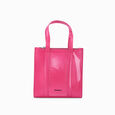 Fastrack Faux Leather Zipper Satchel in Pink - image number 2