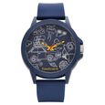 Fastrack Quartz Analog Blue Dial Silicone Strap Watch for Unisex - image number 0