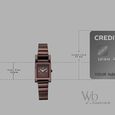 Vyb Muse By Fastrack Quartz Analog Brown Dial Brown Stainless Steel Strap Watch For Girls - image number 3