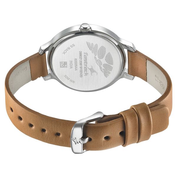 Fastrack Quartz Analog Black Dial Leather Strap Watch for Girls - image number 4