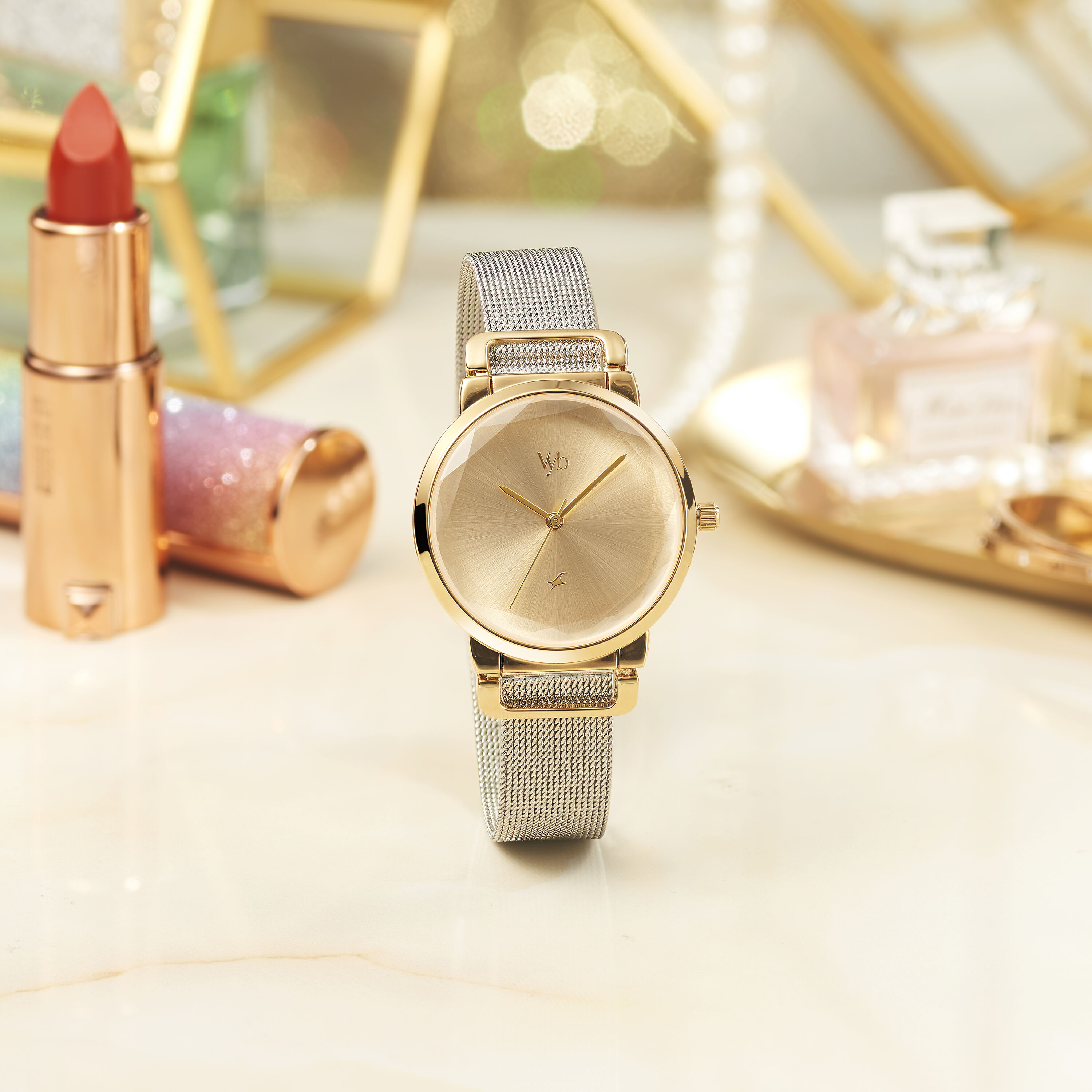 Fastrack ladies shop watch golden