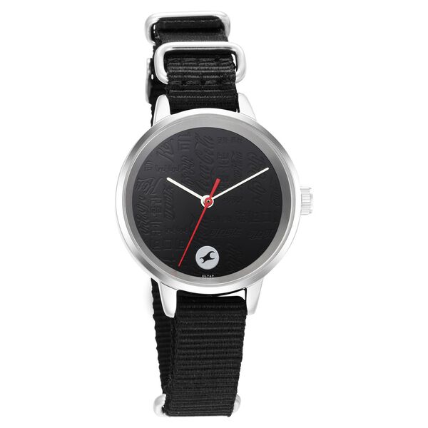 Fastrack Coca Cola Edition By Fastrack Quartz Analog Black Dial Nylon Strap Watch for Girls - image number 1