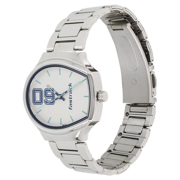 Fastrack Varsity Quartz Analog White Dial Stainless Steel Strap Watch for Girls - image number 1