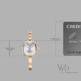 Vyb Aurora By Fastrack Quartz Analog Silver Dial Rose Gold Metal Strap Watch For Girls - image number 3