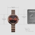 Fastrack Vyb Diva Quartz Analog Brown Dial Metal Strap Watch For Girls - image number 3