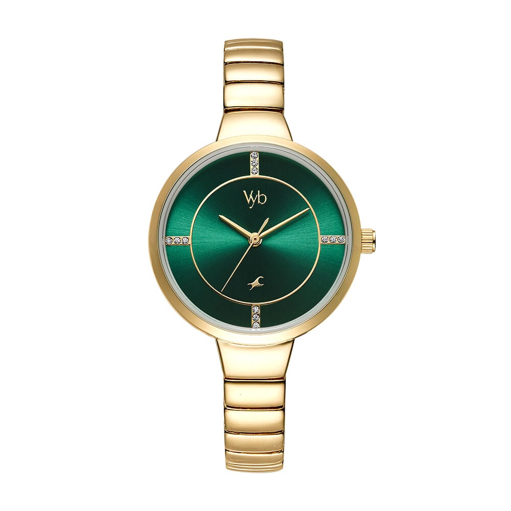 Fastrack watch green dial hot sale