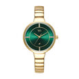 Fastrack Vyb Enigma Quartz Analog Silver Dial Stainless Steel Strap Watch for Girls