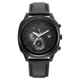 Fastrack Kronos Guys Chronograph Watch With Date Black Dial & Brown Leather Strap