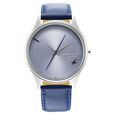 Fastrack Stunners Quartz Analog Blue Dial Leather Strap Watch for Guys - image number 1