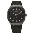 Vyb Rebel By Fastrack Quartz Analog Black Dial Silicone Strap Watch For Guys - image number 2