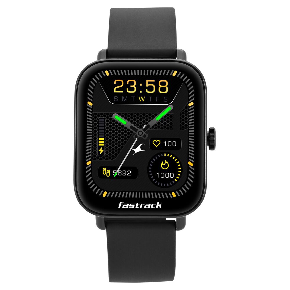 Fastrack Reflex Vox Unisex Smart Watch With Silicone Strap