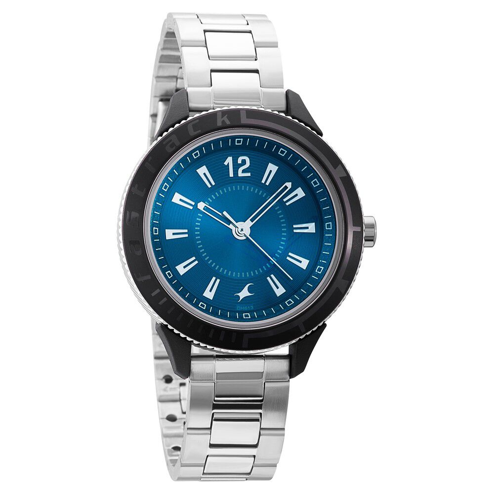 Fastrack watch silver colour top