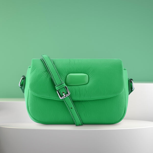 Fastrack Sling Bag with Acetate Detail in Green - image number 0