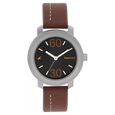 Fastrack Quartz Analog Grey Dial Leather Strap Watch for Guys - image number 1