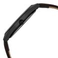 Fastrack Gelato Black leather strap watch with Chocolate dial for Guys - image number 4
