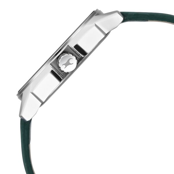 Fastrack Wear Your Look Quartz Analog Black Dial Leather Strap Watch for Guys - image number 3